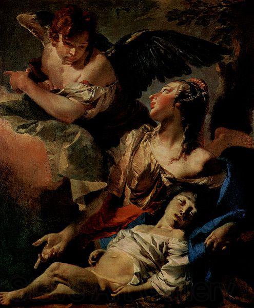 Giovanni Battista Tiepolo Hagar und Ismael, Pendant zu Germany oil painting art